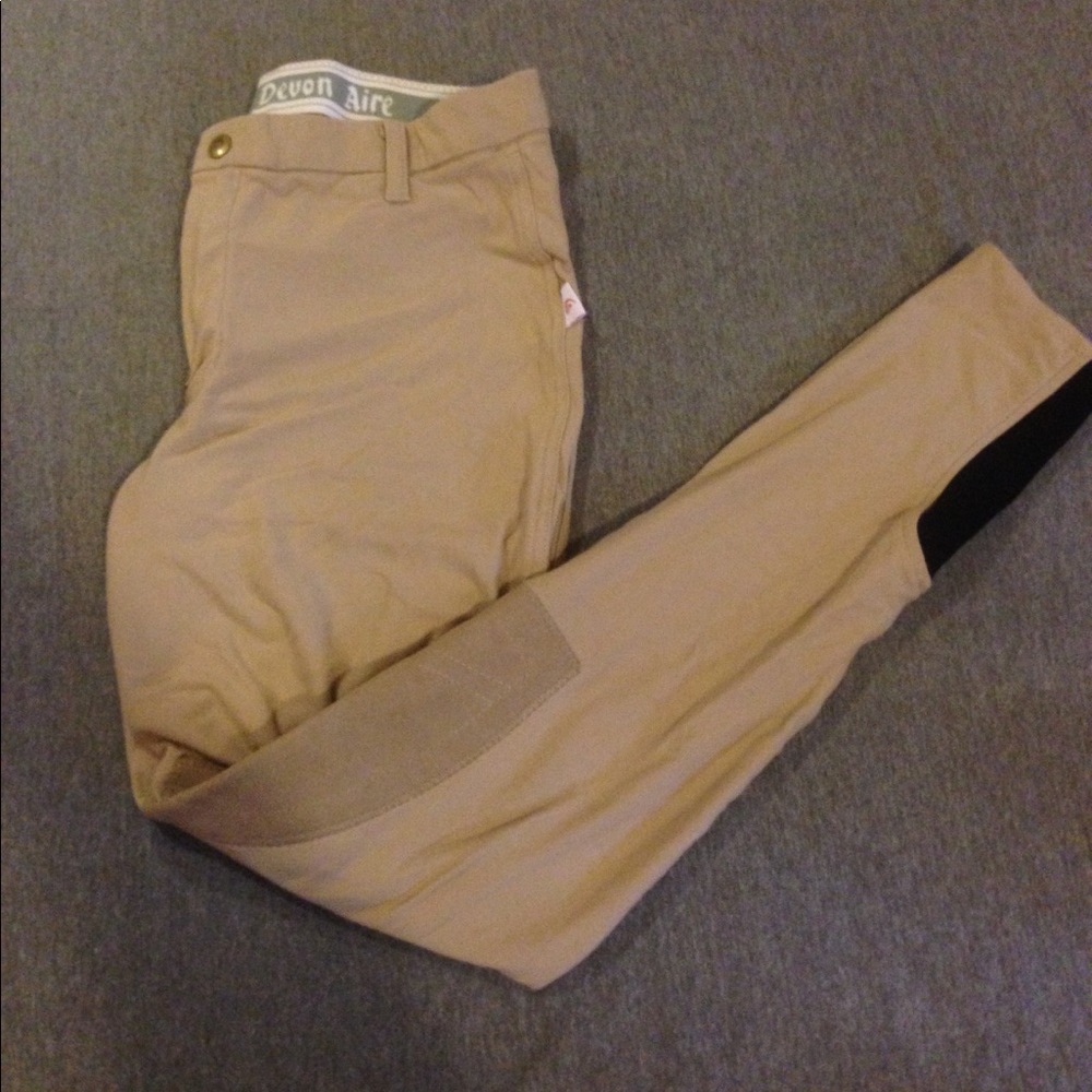 Tan horse back riding pants only worn once